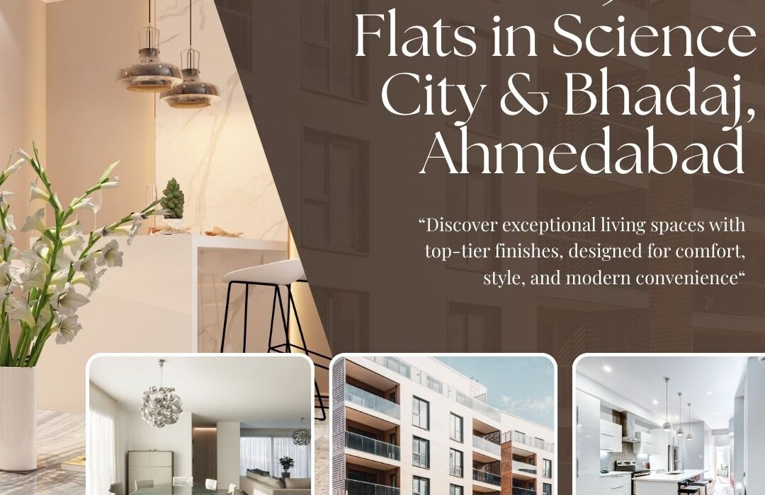 Modern 3 BHK Flats in Science City & Bhadaj, Ahmedabad - Shreemad Group