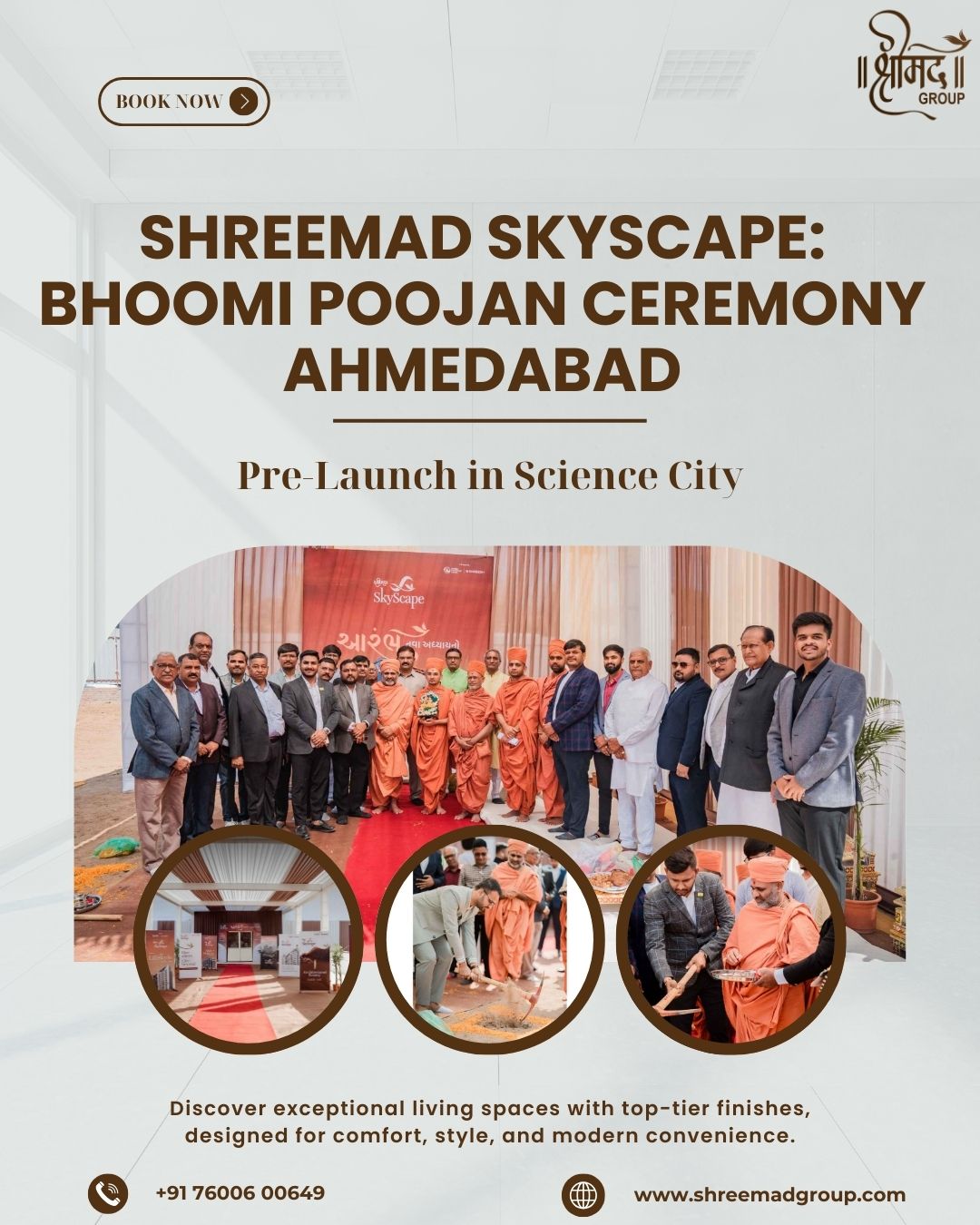 Shreemad SkyScape - Bhoomi Poojan Ceremony Ahmedabad