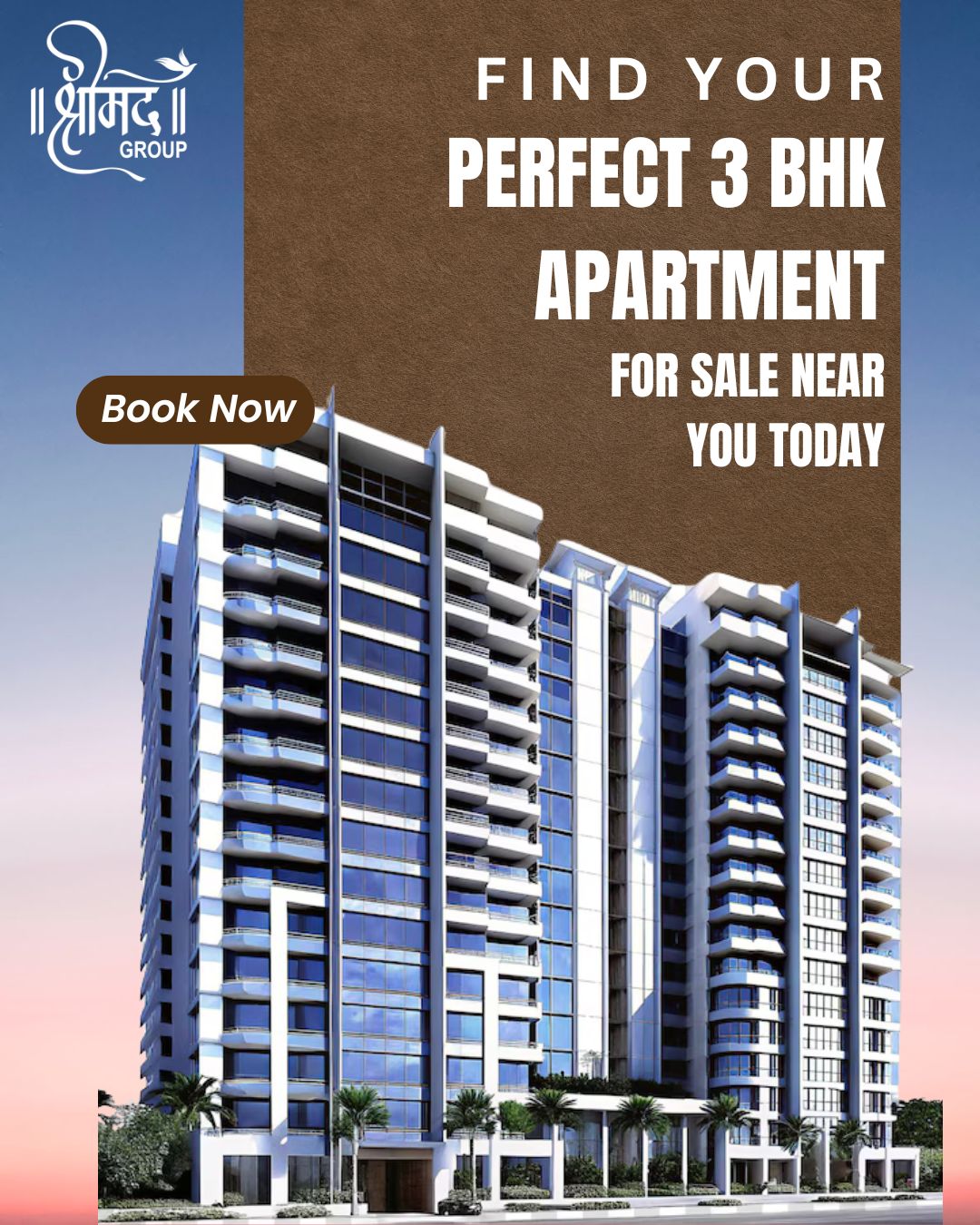 Find Your Perfect 3 BHK Apartment for Sale Near You Today