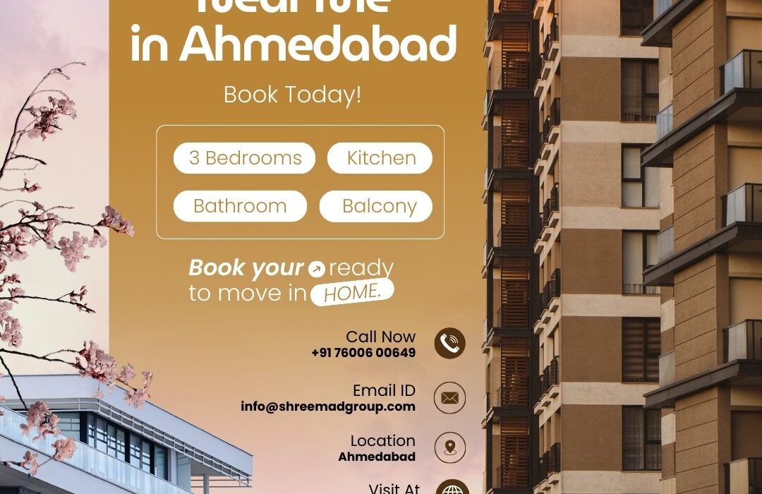 Book the Best 3 BHK Flats Near Me Ahmedabad Today