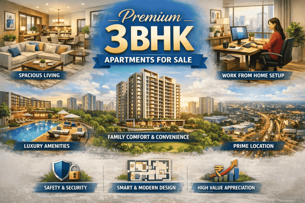 3 BHK Flat – Live Better with Modern Community Facilities - Shreemad Group