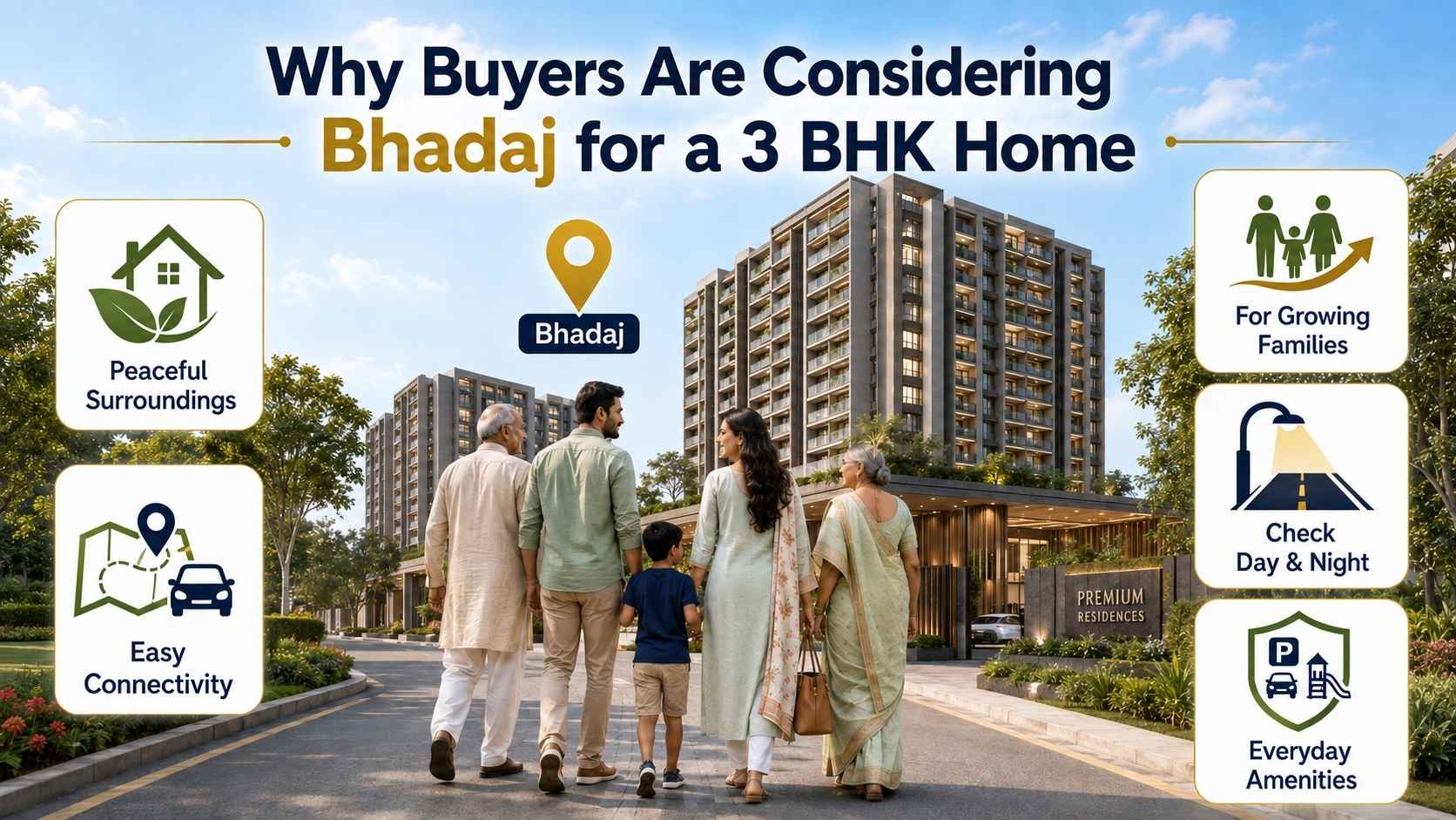 Why Buyers Are Considering Bhadaj for a 3 BHK Home - Shreemad Group